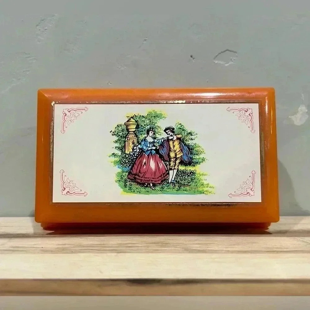 Vintage Yap’s Music Box. Flip top. Mirror. Twirling Ballerinas. Still Works!